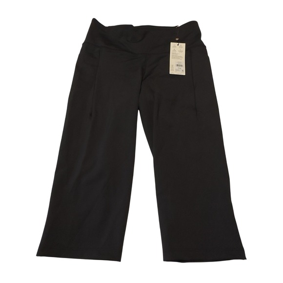 Calia Pants - Calia Women's M Powermove High Rise Knee Crop Black Leggings NWT Pockets Stretch